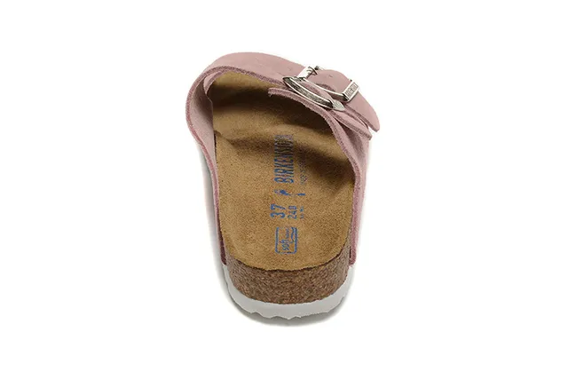Birkenstock Arizona وردي غباري صنادل كاجوال 4