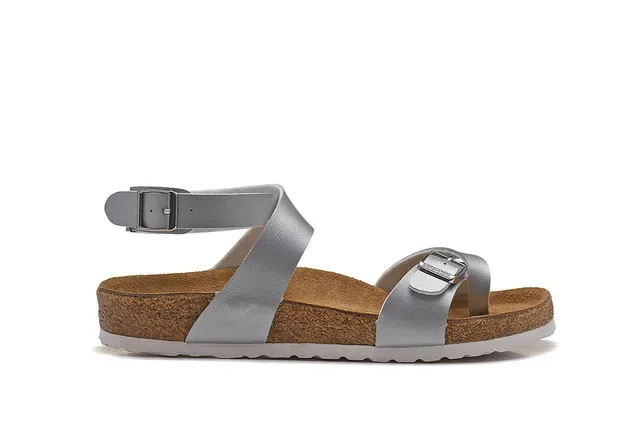 Birkenstock Arizona Sandales Argent Métallisé Casual 2