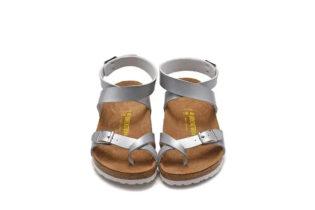 Birkenstock Arizona Sandales Argent Métallisé Casual 3