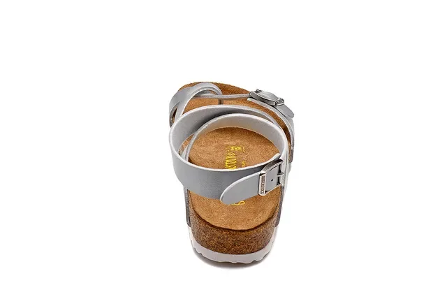 Birkenstock Arizona Sandales Argent Métallisé Casual 5