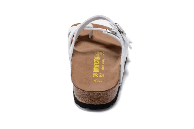 Birkenstock Arizona sandales casuales blanches 3