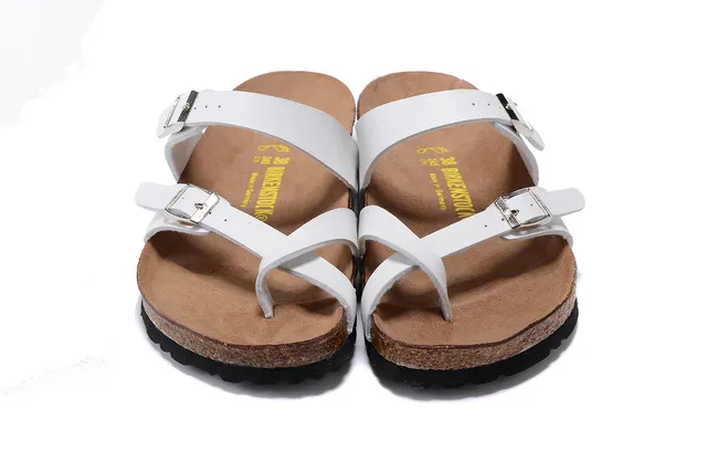 Birkenstock Arizona sandales casuales blanches 5