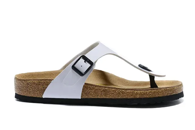Birkenstock Arizona White Glossy Thong Casual Sandal 2