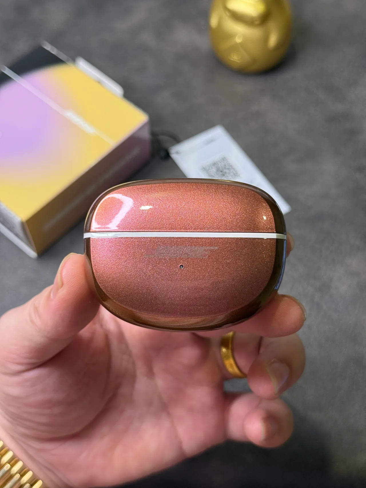 Bose Ultra Open Earbuds Rose-Gold Glitter TWS Earbuds 6