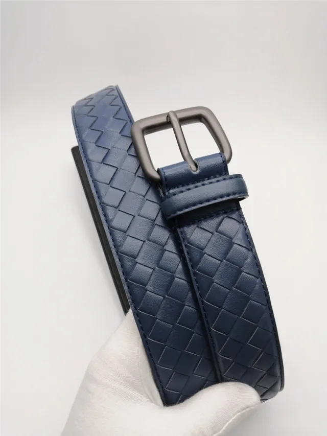 Bottega Veneta Cassette Intrecciato Cinto de couro cinza 8
