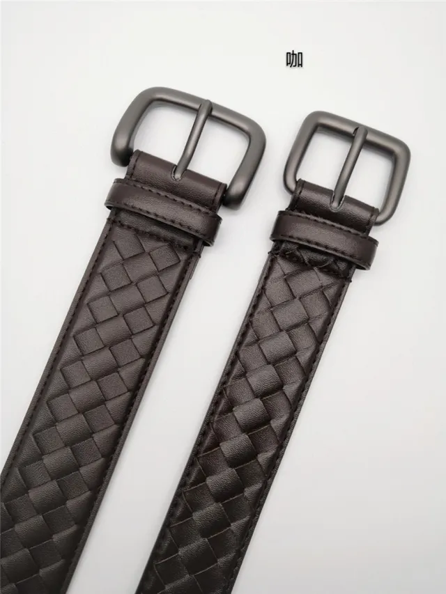 Bottega Veneta Cassette Intrecciato Cinto de couro cinza 19