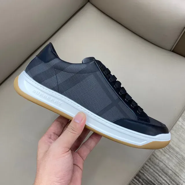 Burberry Knight Sneakers Lifestyle Noir à Carreaux 5