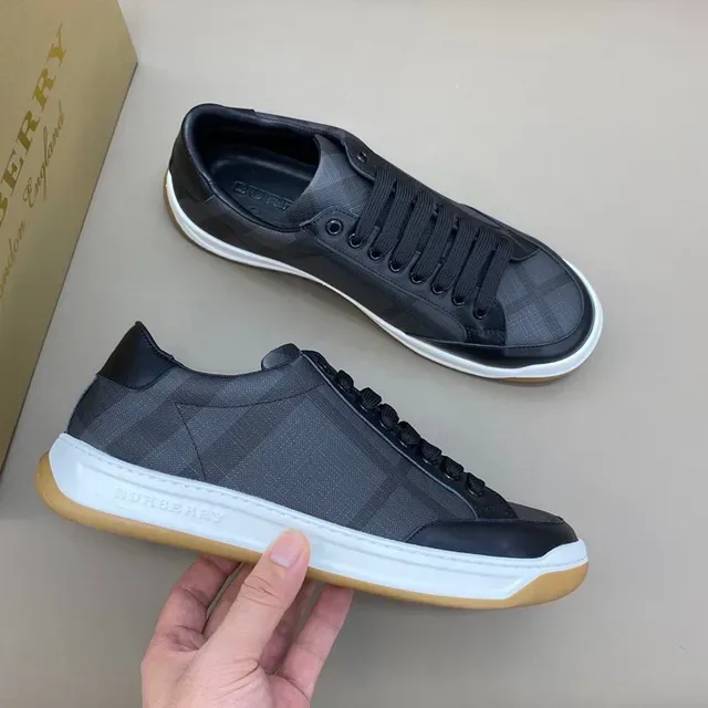 Burberry Knight Sneakers Lifestyle Noir à Carreaux 6