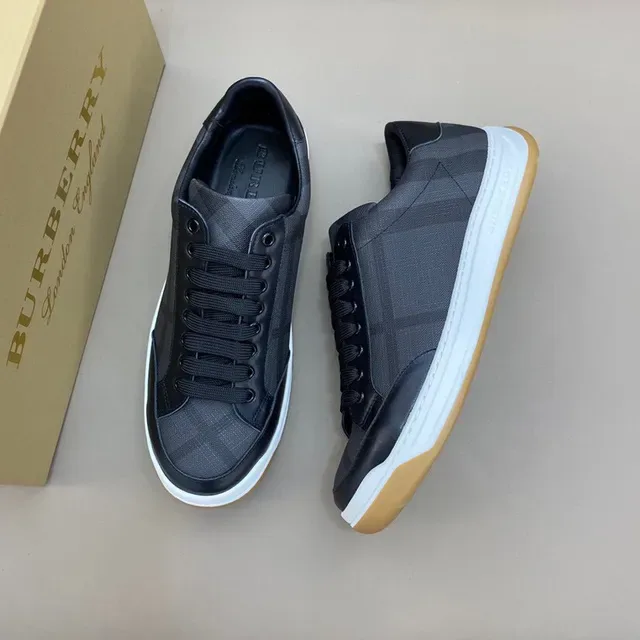 Burberry Knight Sneakers Lifestyle Noir à Carreaux 8