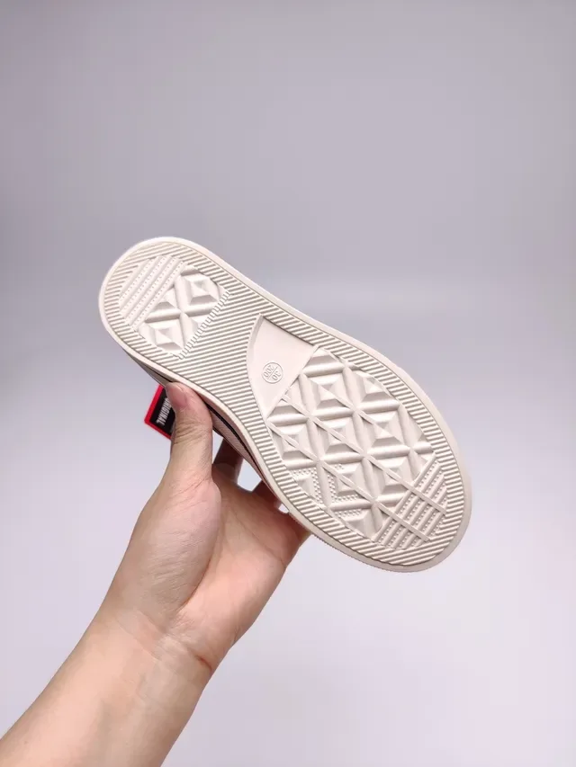 Burberry Plaid High-Top Canvas Sneaker 10