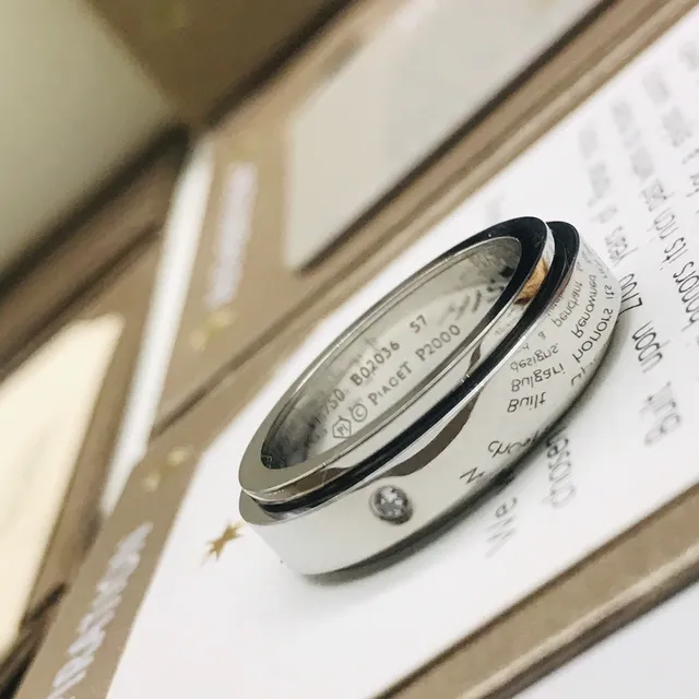 Bvlgari B.zero1 Gold Black Stacked Rotating Bands Engraved Interior Ring 2