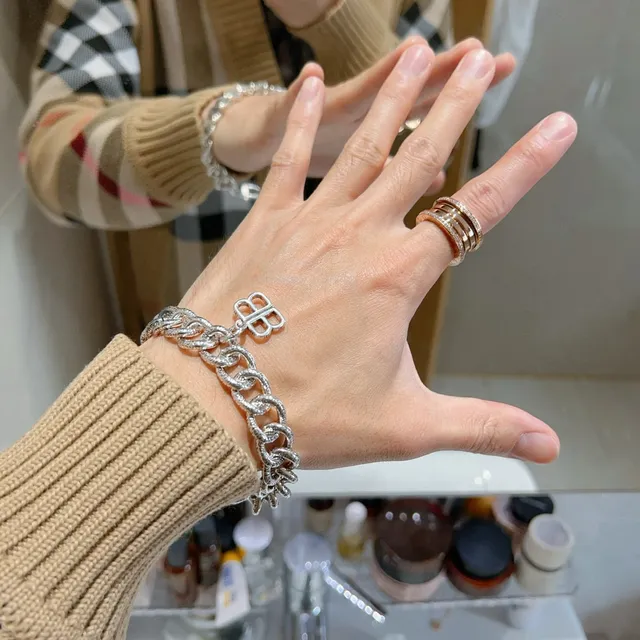 Bvlgari B.zero1 Multi-Band Pavé-Set Rose Gold Ring 8