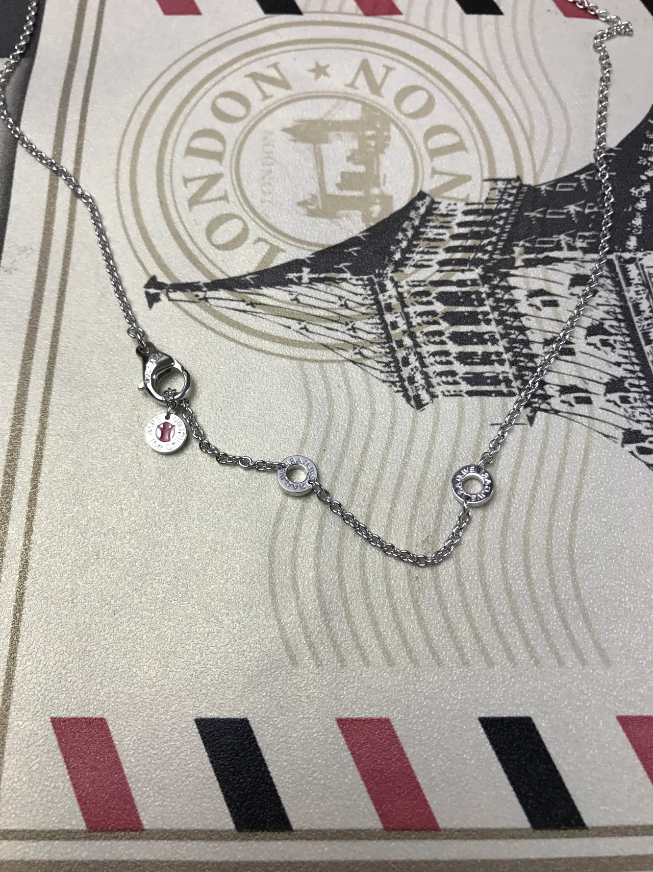 Bvlgari B.zero1 Rock قلادة سيراميك أسود وماس 7
