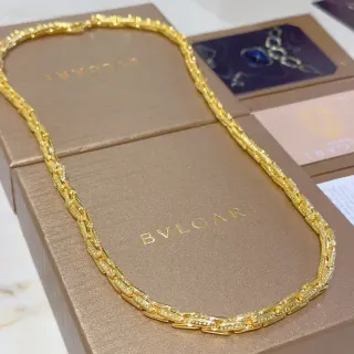 Bvlgari Gold Link Chain Necklace