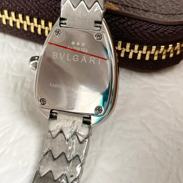 Bvlgari Serpenti Relógio mecânico com bisel de diamantes em forma de lágrima 6