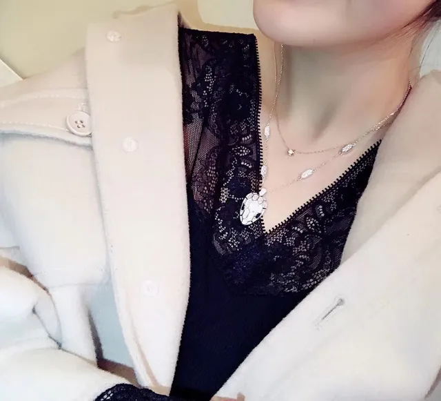 Bvlgari Serpenti Viper Pavé Diamant Tête de Serpent Collier 7