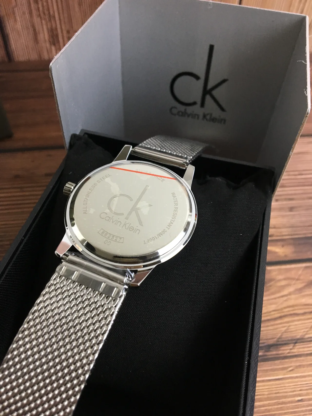 Calvin Klein Minimal Silver-Tone Mesh Bracelet Quartz Watch 4