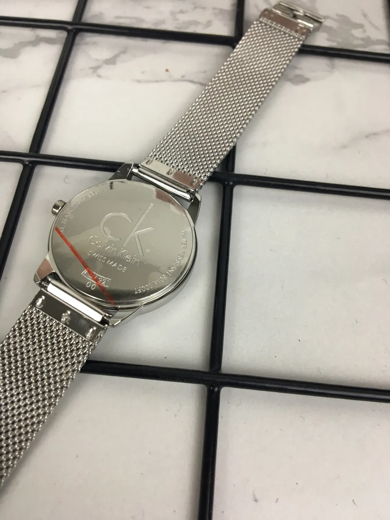 Calvin Klein Minimalist Silver-Tone Mesh Strap Quartz Watch 3