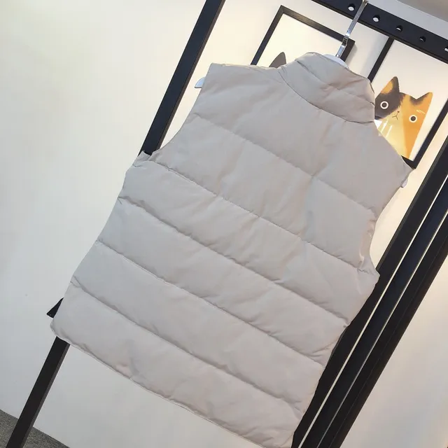 Canada Goose Purple Black Quilted High-Collar Vest 4