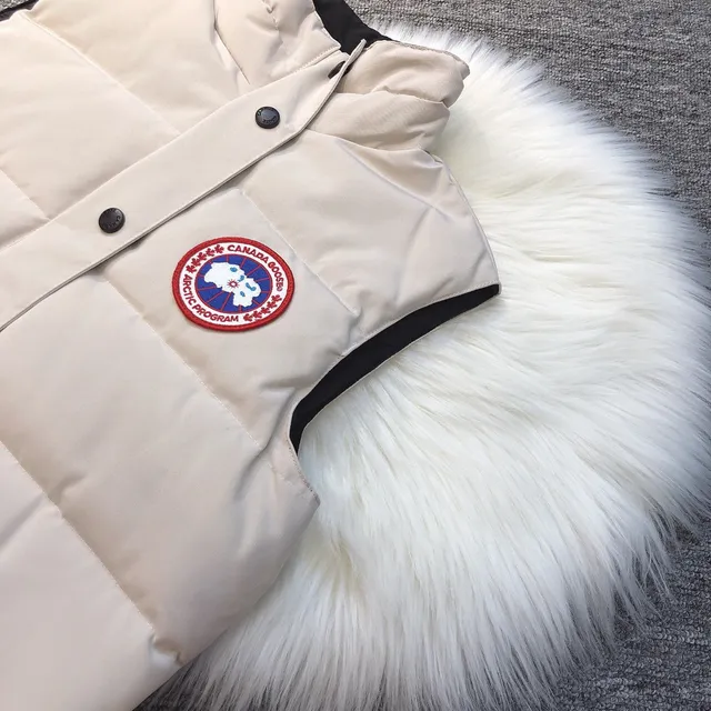 Canada Goose Purple Black Quilted High-Collar Vest 7