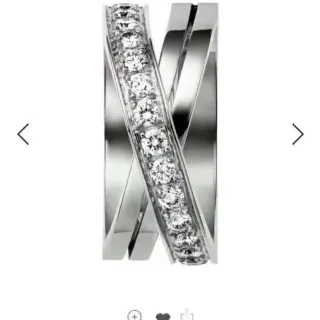 Cartier Etincelle de Cartier Anillo Pavé Cruzado