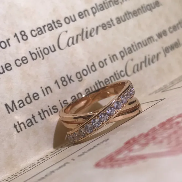 Cartier Etincelle de Cartier Bague Pavée Croisée 4