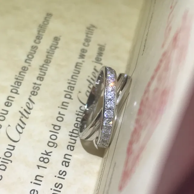 Cartier Etincelle de Cartier Bague Pavée Croisée 5