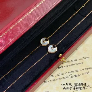 Cartier Juste un Clou Mother-of-Pearl and Diamond Pendant Necklaces