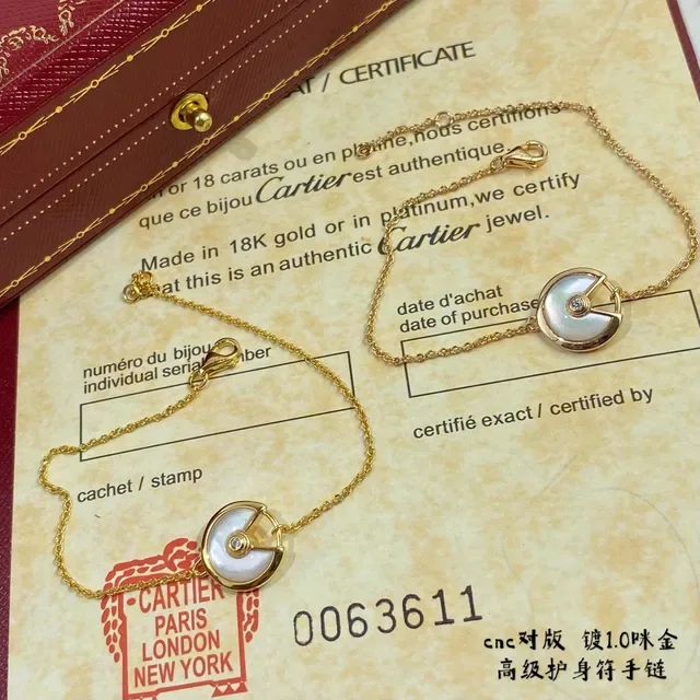 Cartier Juste un Clou Mother-of-Pearl and Diamond Pendant Necklaces 2