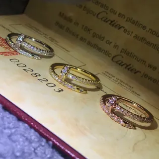 Cartier Juste un Clou Pavé Diamond Double-Band Ring
