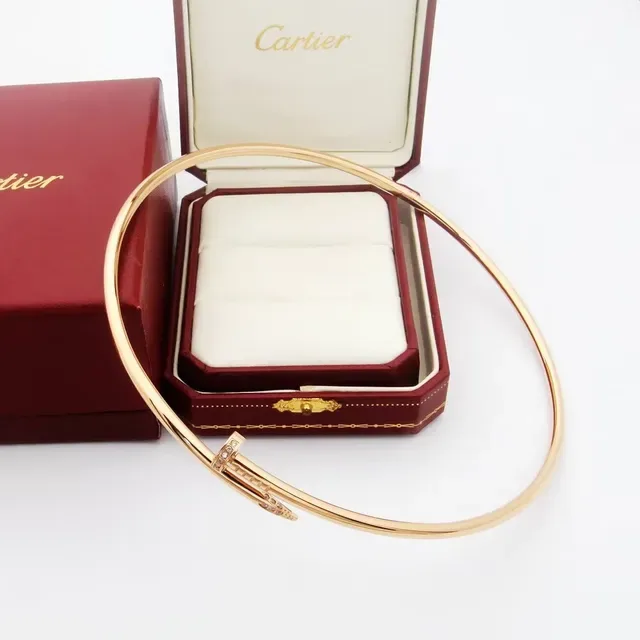 Cartier Juste un Clou Pulseiras Prata Polida Ouro Rosa Ouro Amarelo 2