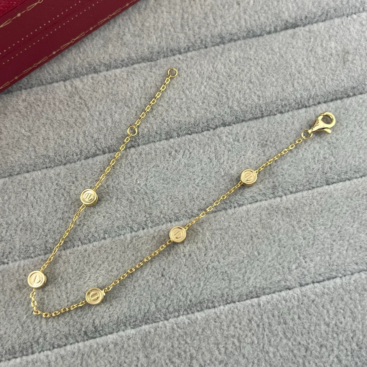 Cartier Juste un Clou فضة/ذهب سلسلة بوصلات بيضاوية رفيعة دائرية مع نقش سوار 3