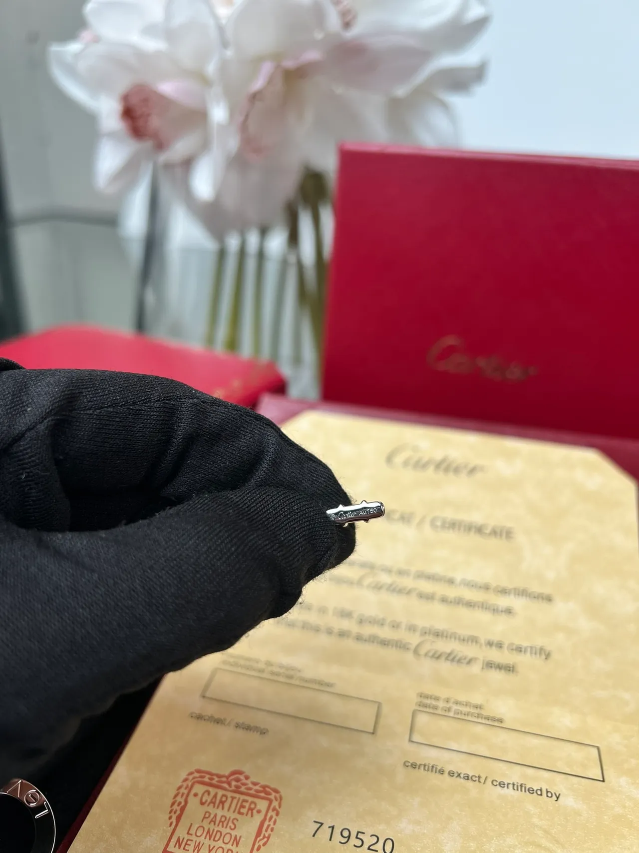 Cartier Juste un Clou قلادة فضية دائرية 4