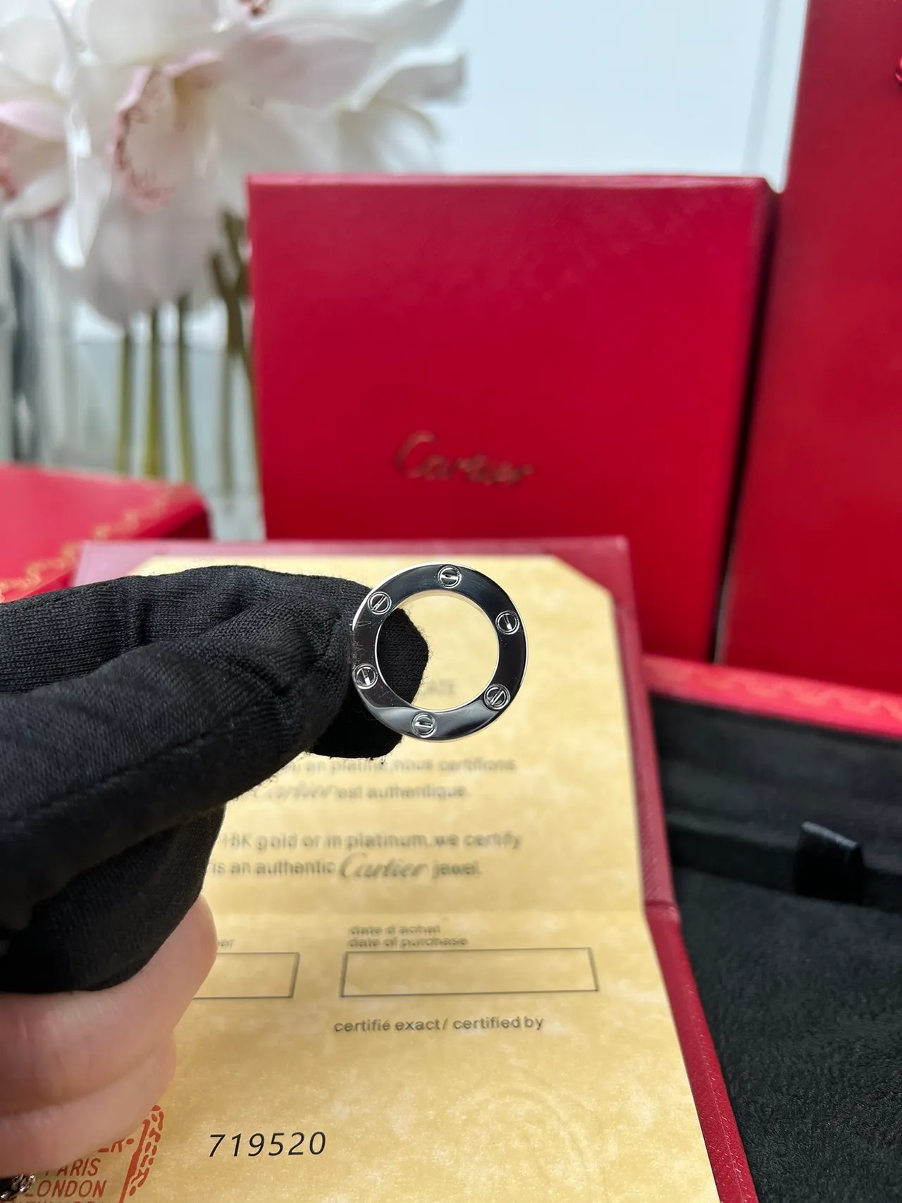 Cartier Juste un Clou قلادة فضية دائرية 5