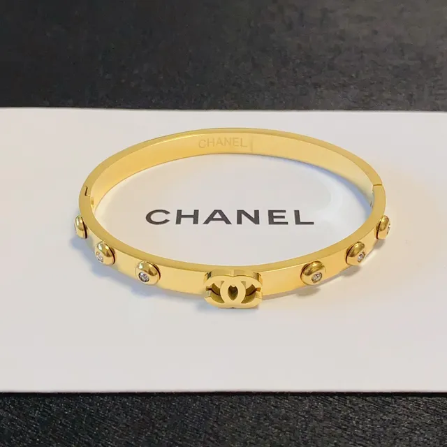 Cartier Love Bracelet rigide transparent doré Motif à vis 7