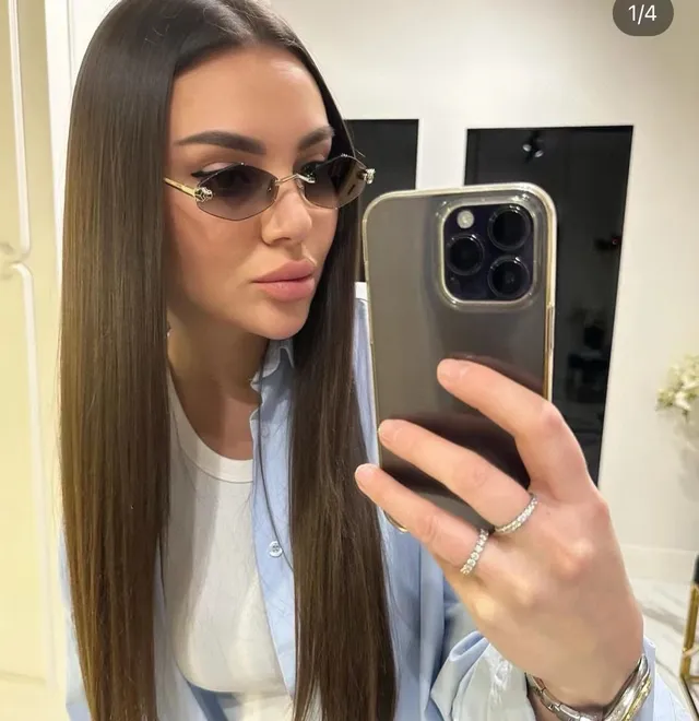 Cartier Panthère de Cartier lunettes de soleil dégradées gris sans bord 4