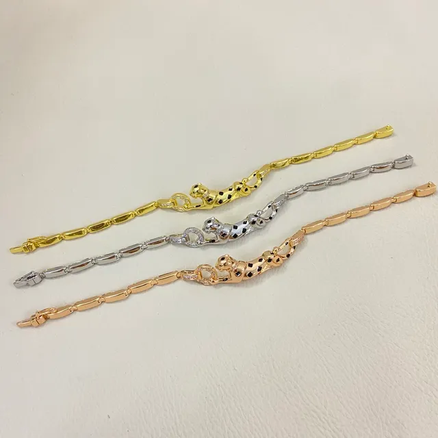 Cartier Panthère Gold Black Panther Motif Enamel Spots Bracelet 2