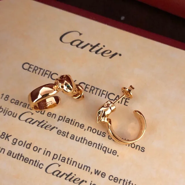 Colar Cartier Panthère Ouro Motivo Pantera Preta Amarelo 3