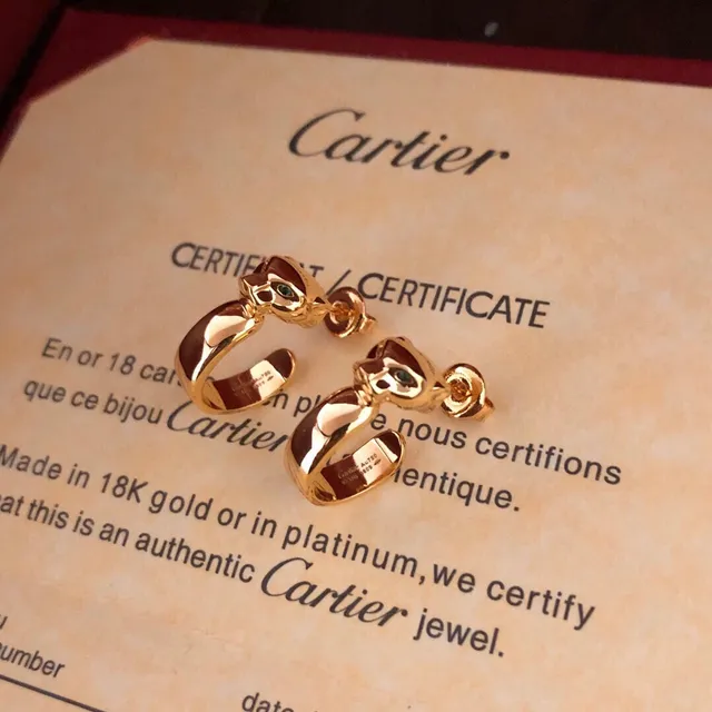 Colar Cartier Panthère Ouro Motivo Pantera Preta Amarelo 4