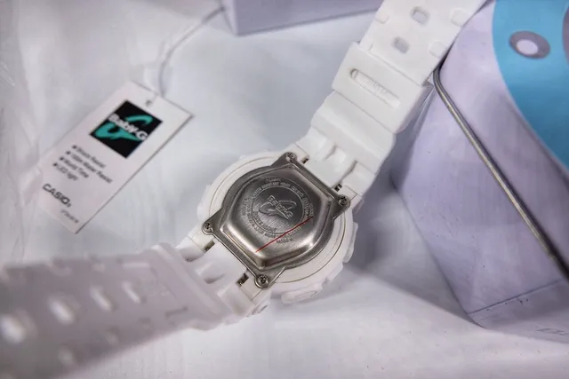 Casio Baby-G White and Light Blue Analog-Digital Sports Watch 2