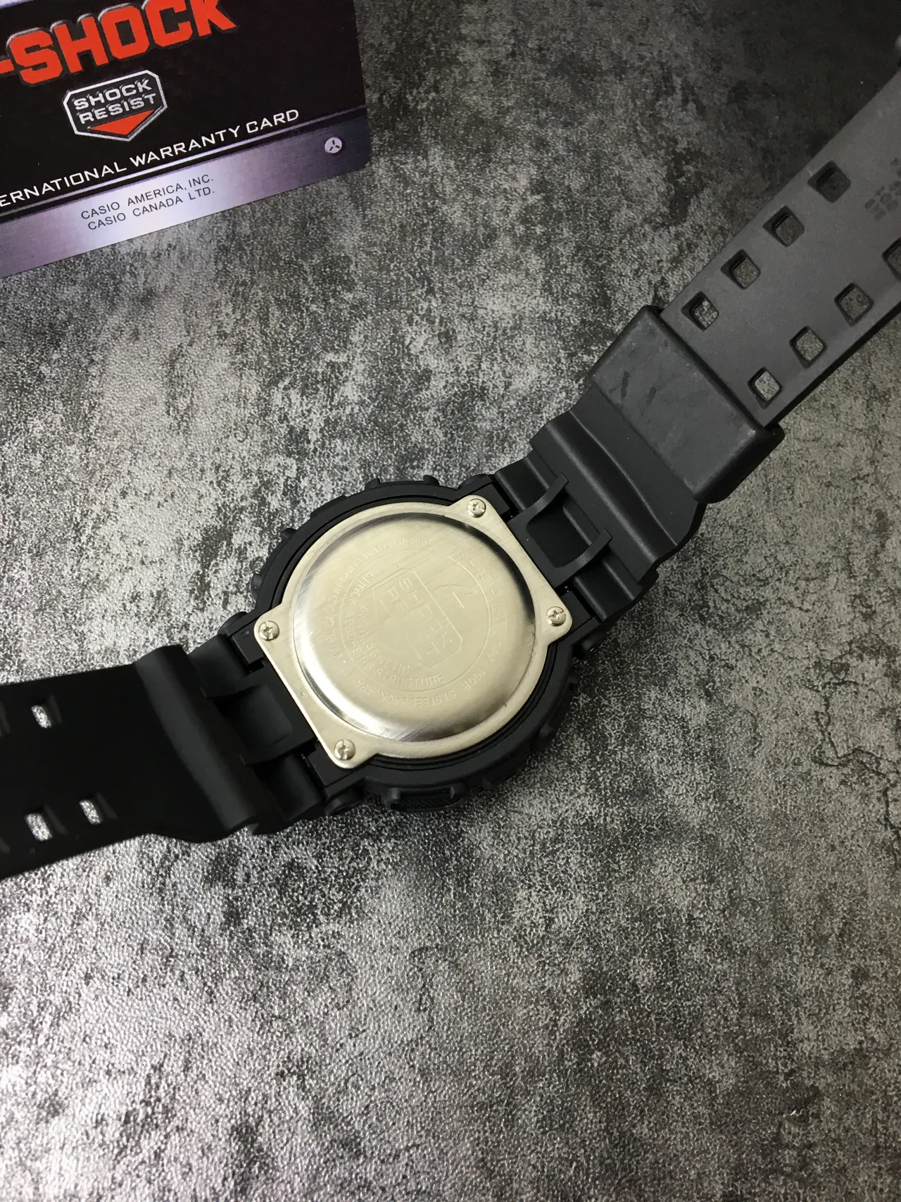 Casio Black Gold Rugged Resin Construction Octagonal Bezel Watch 4