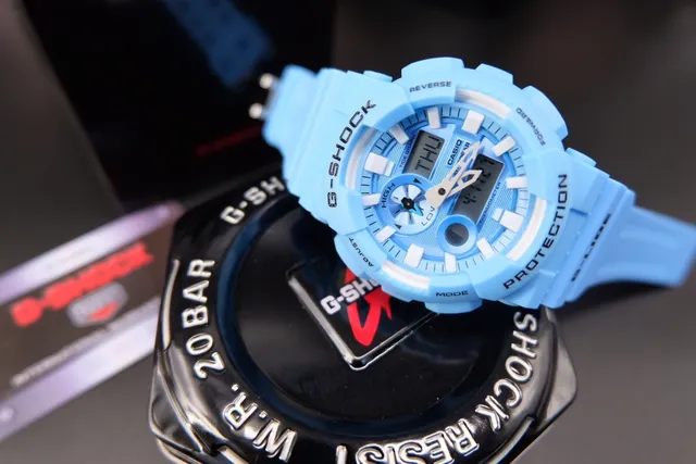 Casio Blue White Light Resin Analog-Digital Display Watch 4