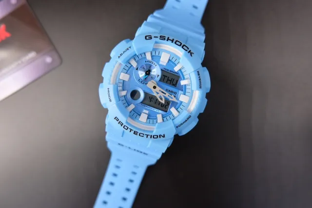 Casio Blue White Light Resin Analog-Digital Display Watch 6