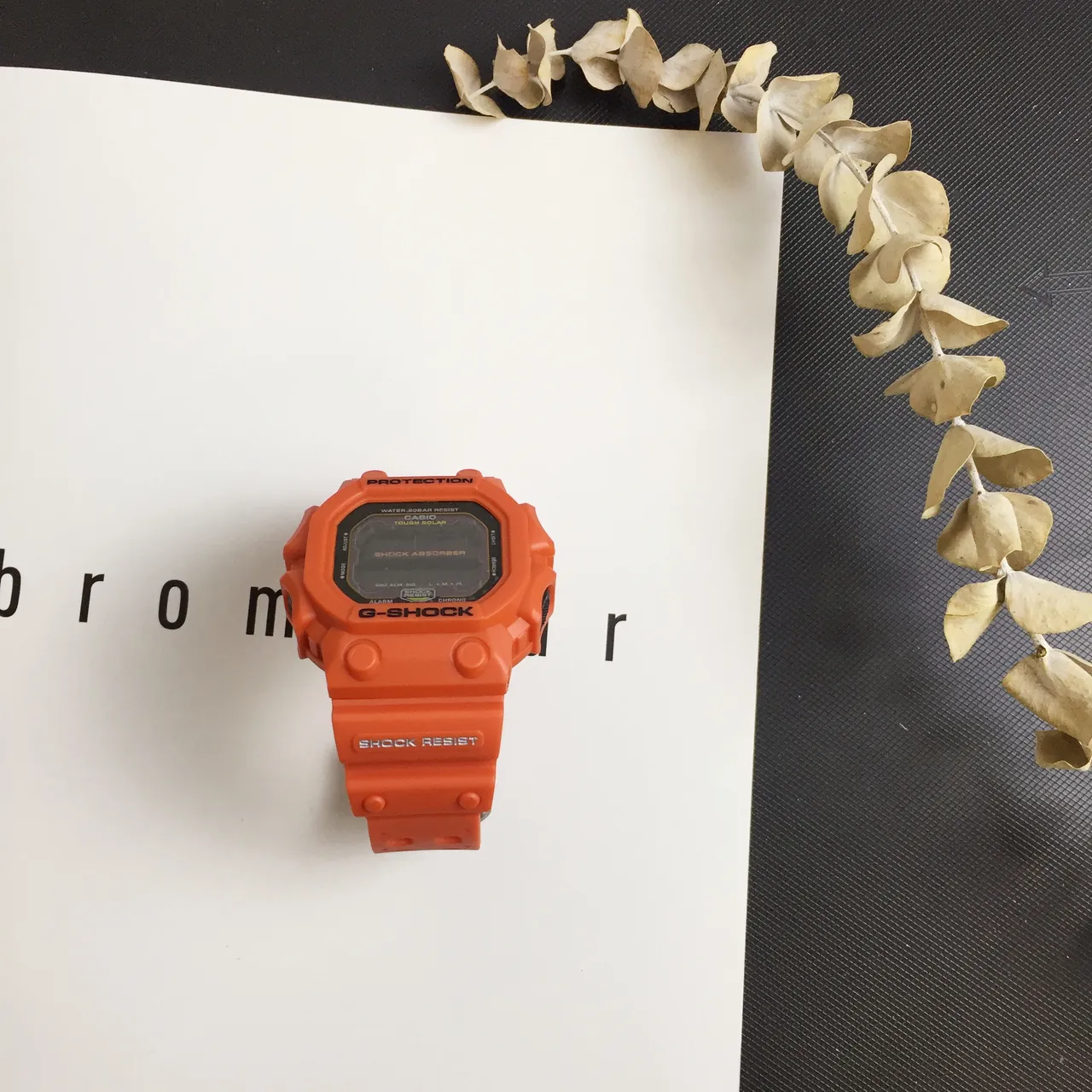 Casio G-Shock DW-5600 Orange Rugged Sports Watch 2