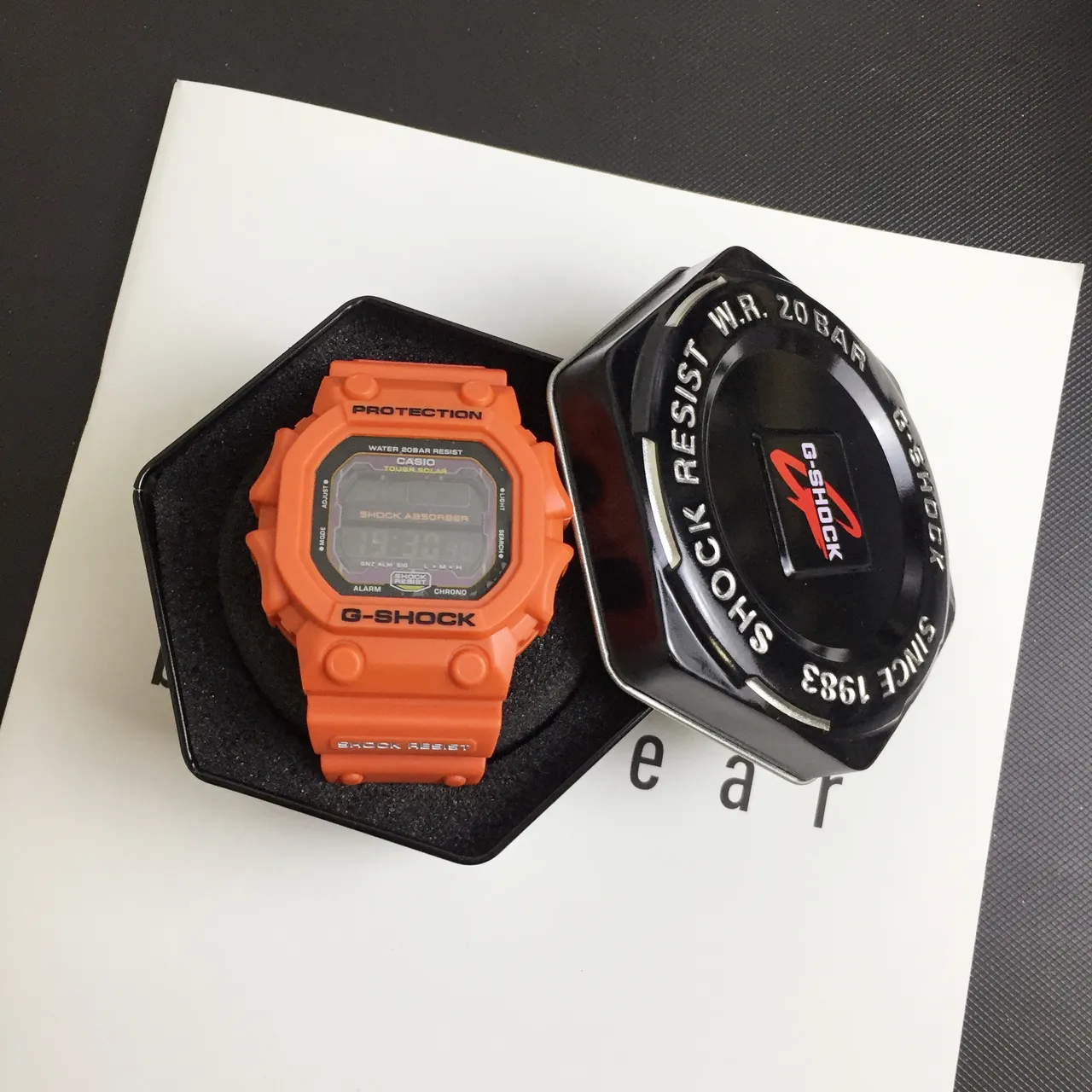 Casio G-Shock DW-5600 Orange Rugged Sports Watch 4