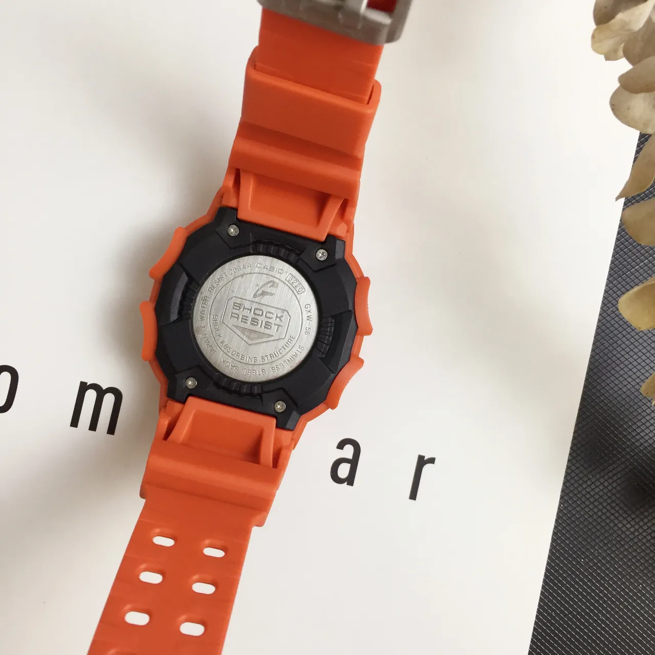 Casio G-Shock DW-5600 Orange Rugged Sports Watch 5