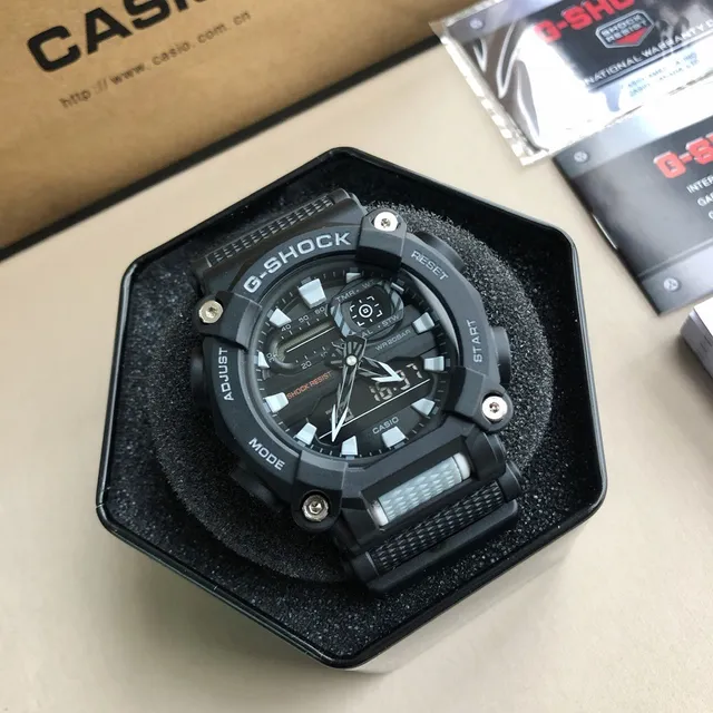 Casio G-Shock GA-100 Preto Relógio Analógico-Digital Esportivo 5