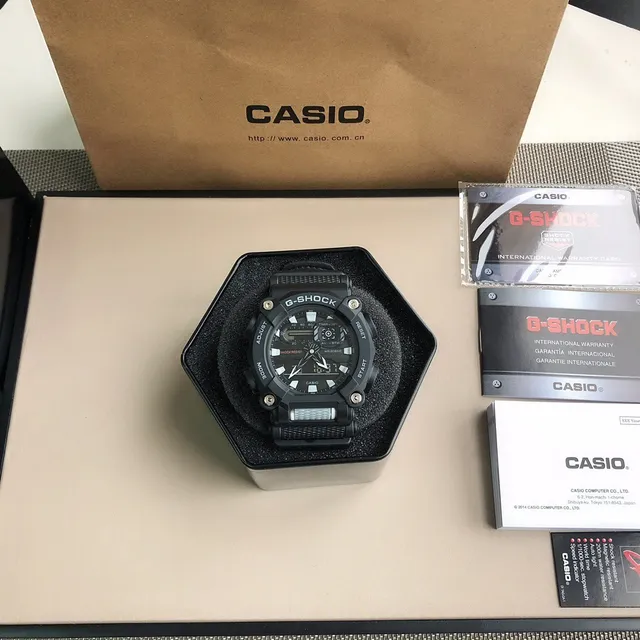 Casio G-Shock GA-100 Preto Relógio Analógico-Digital Esportivo 7