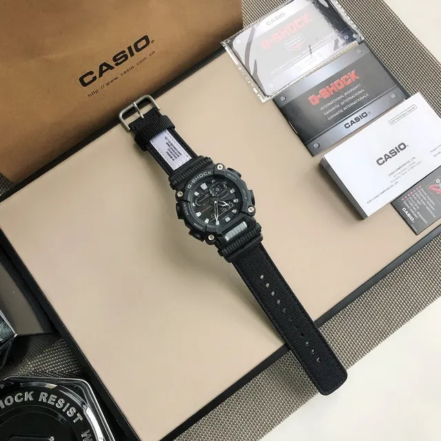 Casio G-Shock GA-100 Preto Relógio Analógico-Digital Esportivo 9