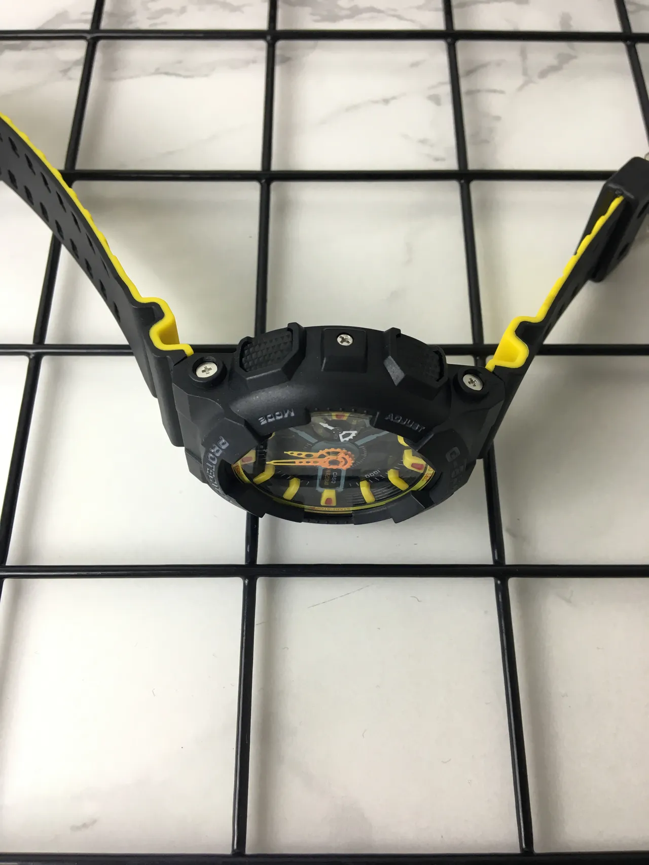 Casio G-Shock GA-100 Noir Jaune Orange Montre de Sport 4